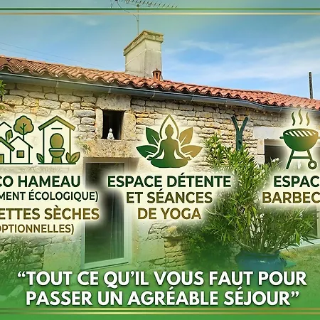 Appartement Zen - Yoga - Barbecue - Marais Poitevin Liez